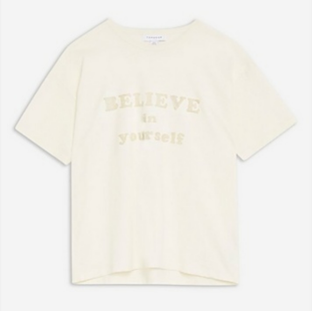 Topshop - Believe In Yourself Tshirt